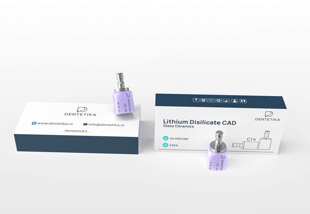 Dentetika Lithium Disilicaat – CAD/CAM Blokken (per 5 stuks)