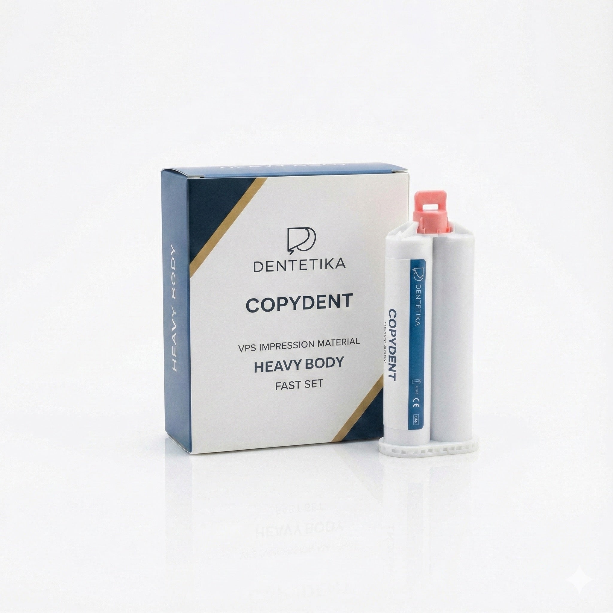 Copydent Heavy – Fast Set Spuitbare Silicone (4 × 50 ml cartridges)