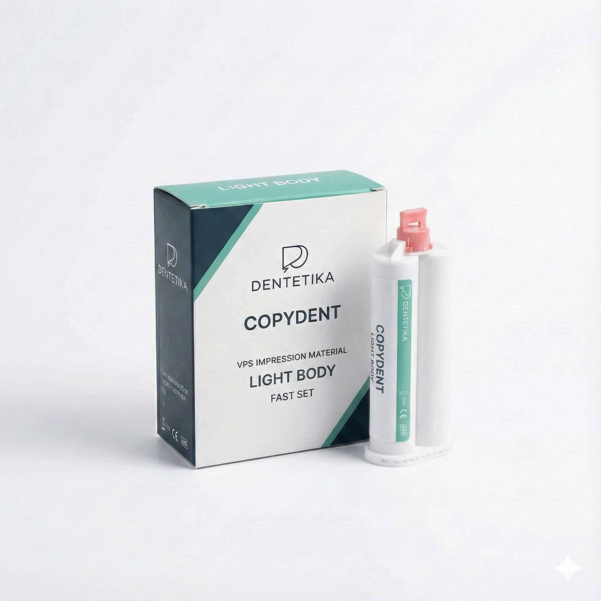 Copydent Light – Fast Set Spuitbare Silicone (4 × 50 ml cartridges)