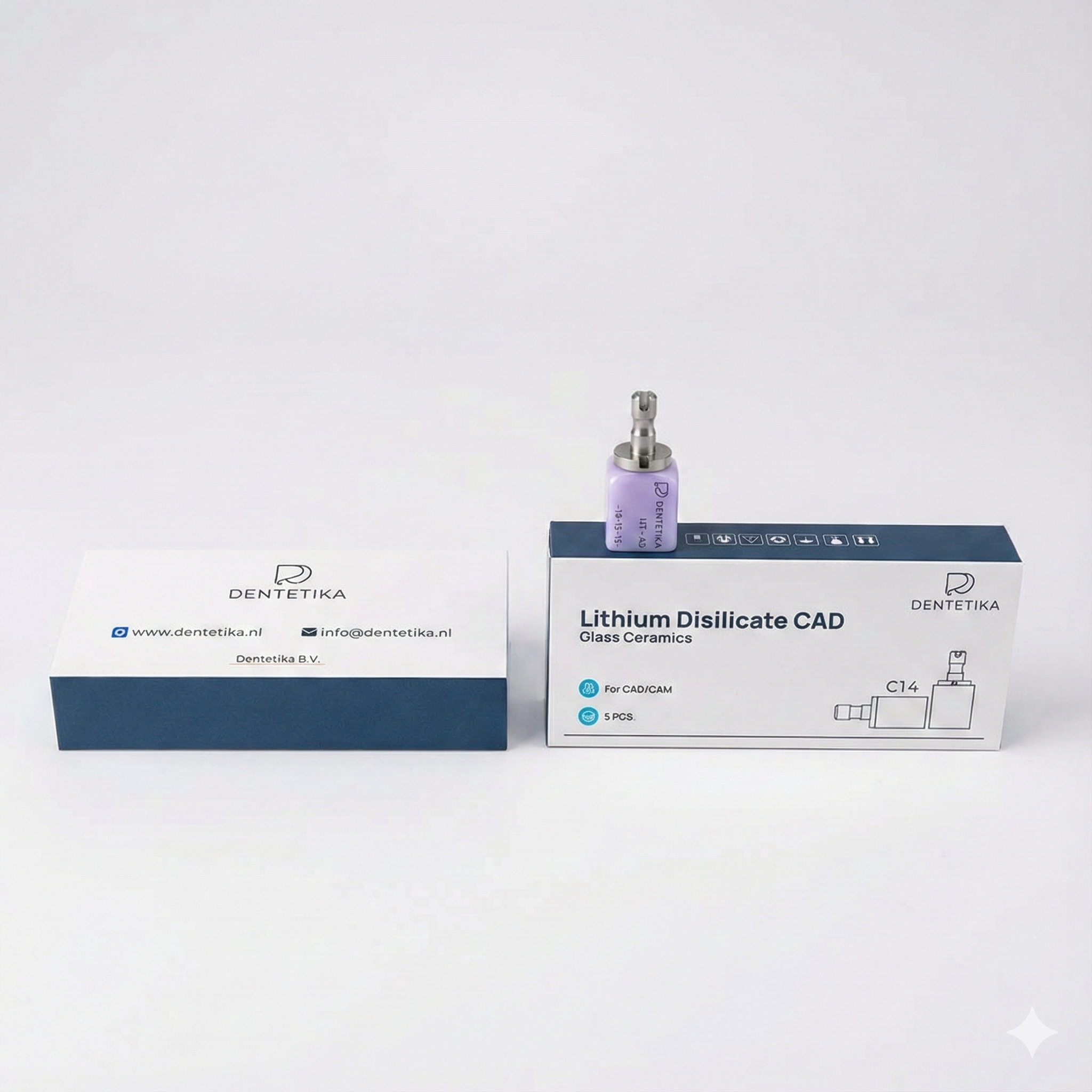 Dentetika Lithium Disilicaat – CAD/CAM Blokken (per 5 stuks)