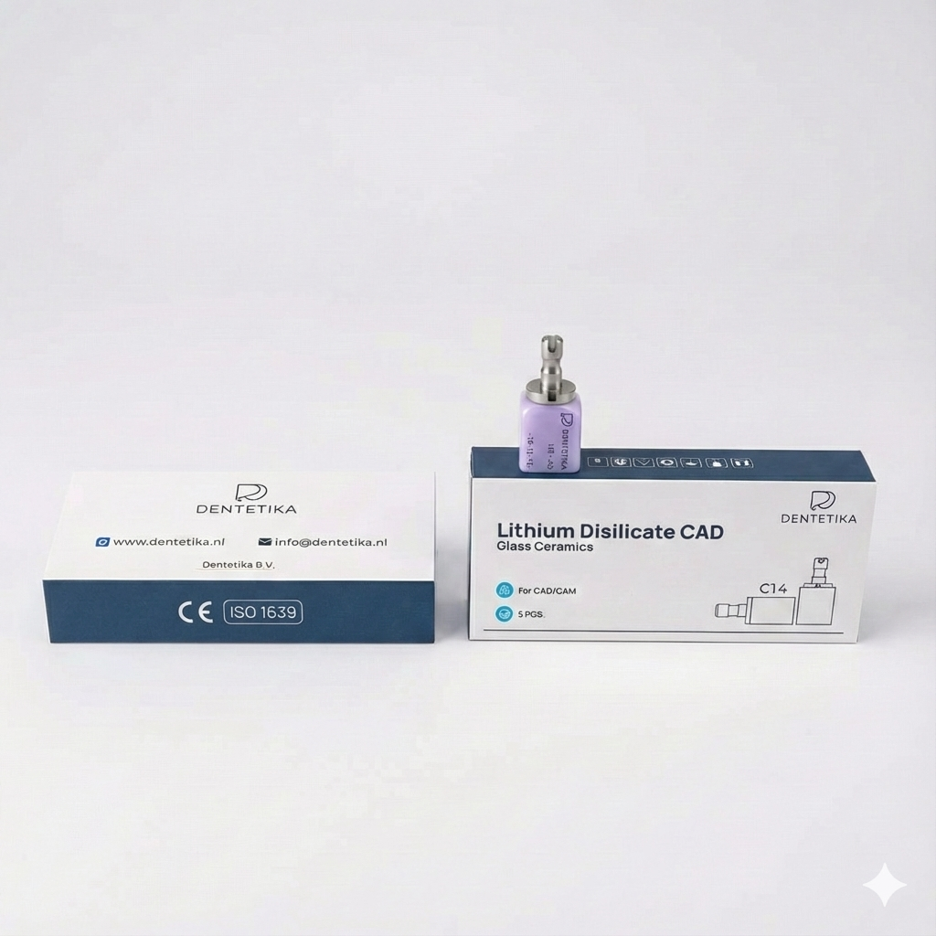 Dentetika Lithium Disilicaat – CAD/CAM Blokken (per 5 stuks)